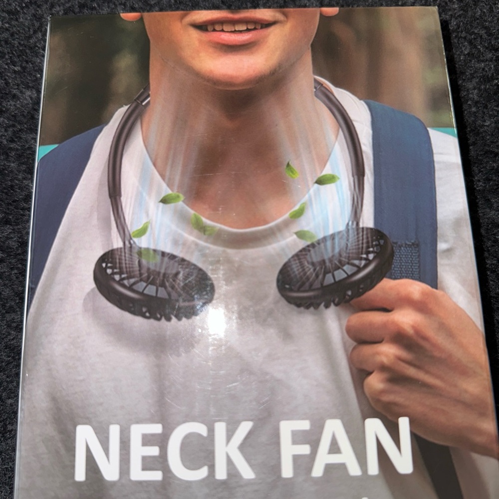 Portable Black Neck Fan